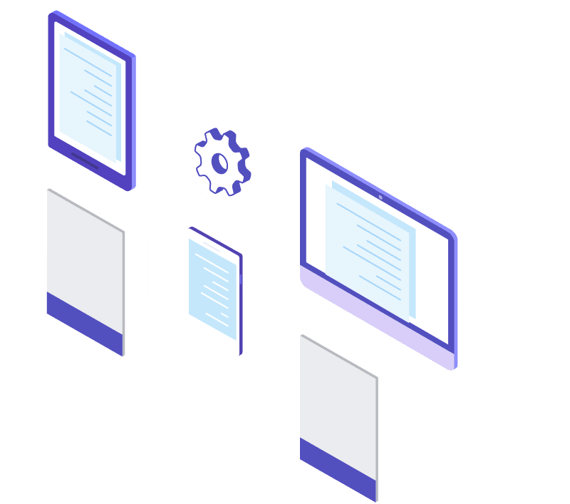 Development workflow displaying development processes.